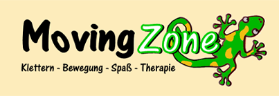 MovingZone – Klettern, Bewegung, Spaß, Therapie (Gecko-Logo)